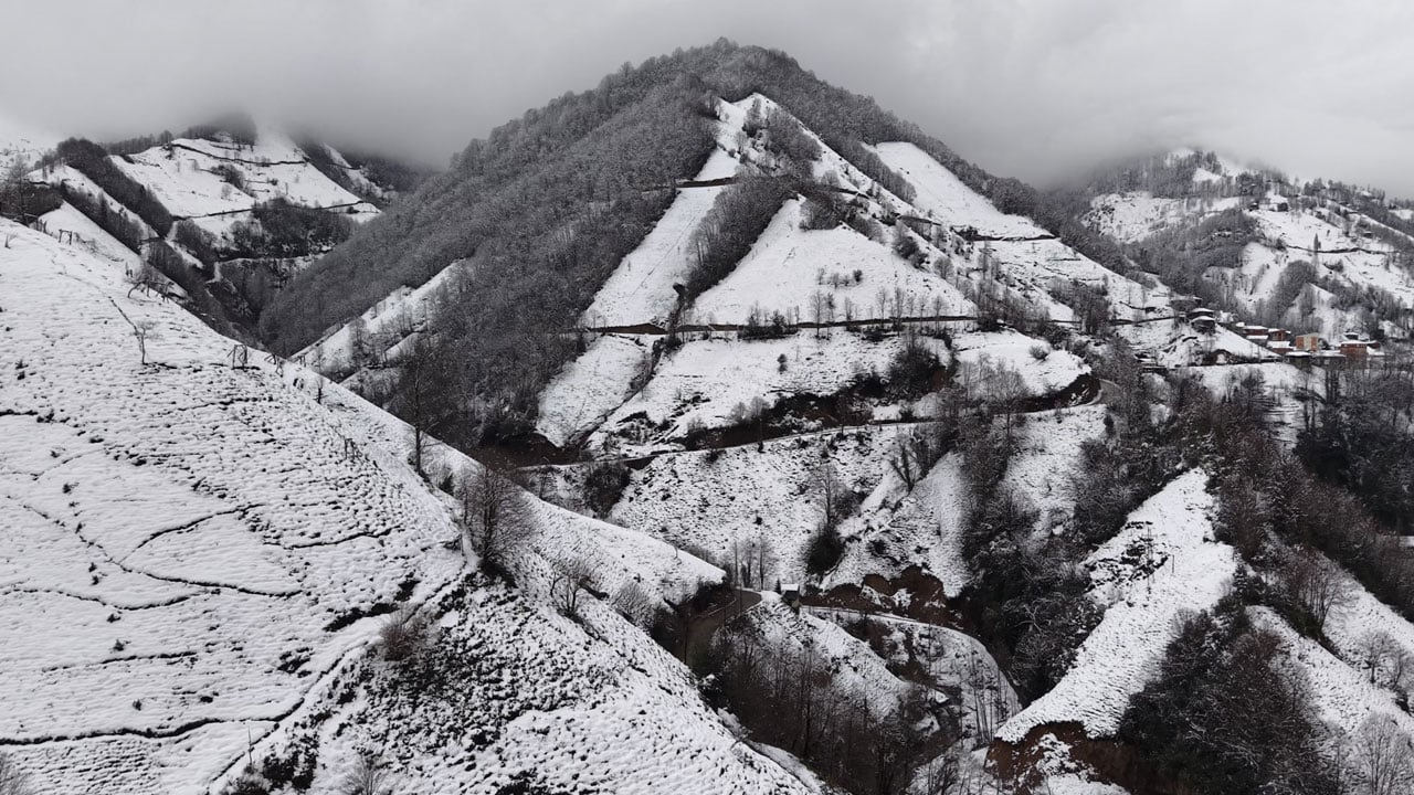 Foto - Tunca Vadisi beyaza büründü! Kaçkar eteklerinde rüya gibi manzara