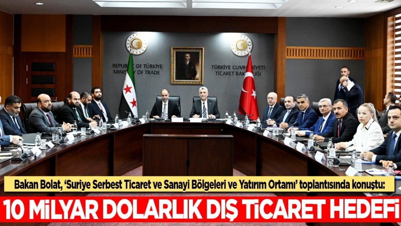 Türk demir yolları ve kara yolu koridorları en önemli ticaret ortaklarından birisi... Bakan Bolat duyurdu