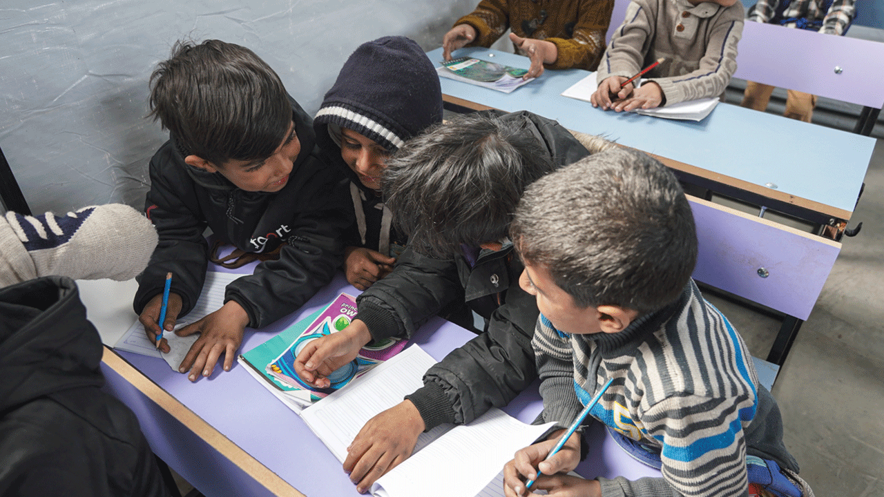 Foto - Türk dernekleri okul kalmayan Gazze'de eğitim kampüsü açtı 