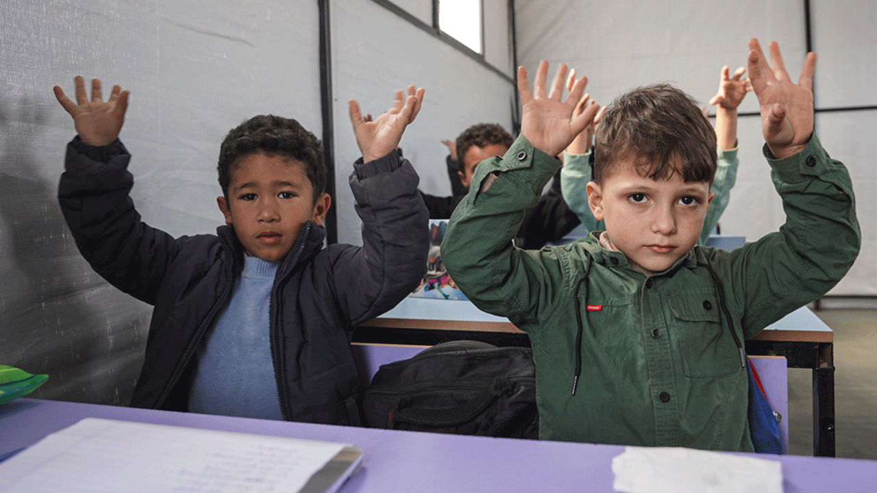 Foto - Türk dernekleri okul kalmayan Gazze'de eğitim kampüsü açtı 