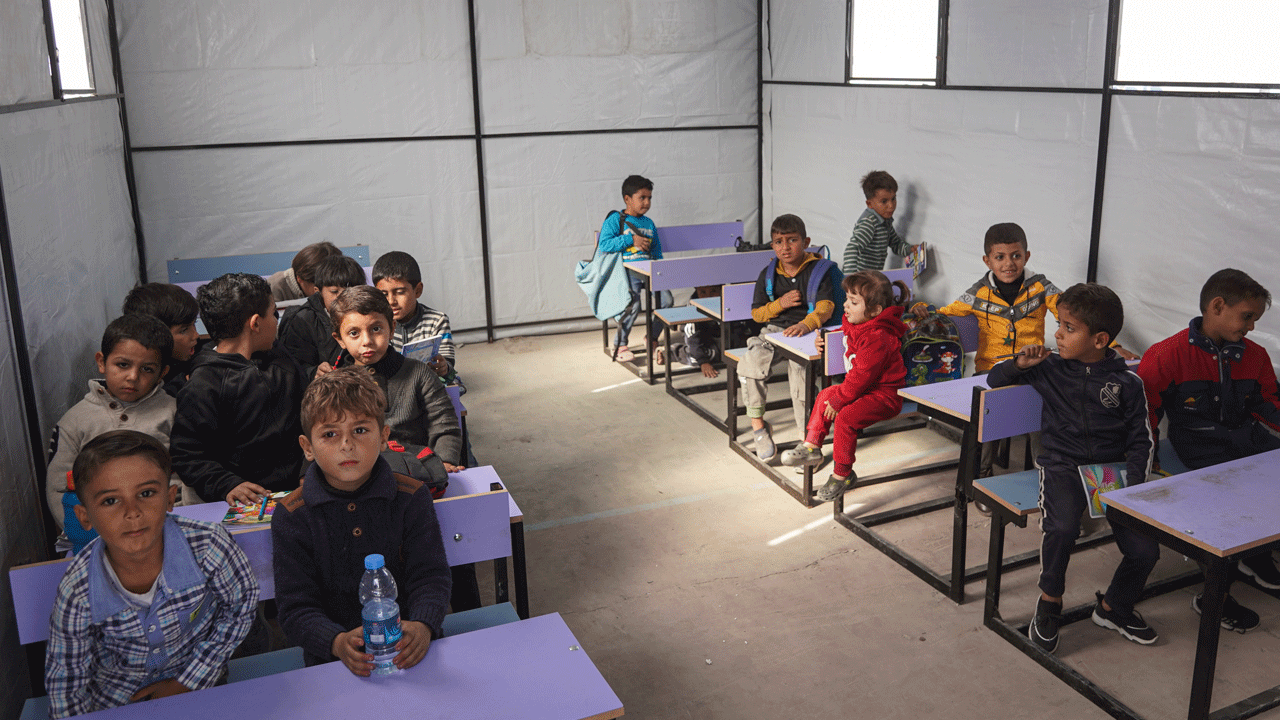 Foto - Türk dernekleri okul kalmayan Gazze'de eğitim kampüsü açtı 