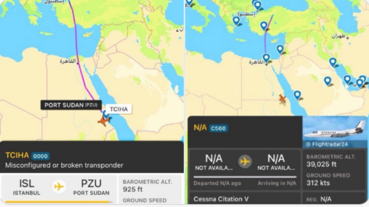 Foto - Türk istihbarat uçakları ardı ardına havalandı! MİT, katliamın sürdüğü Sudan’a girdi