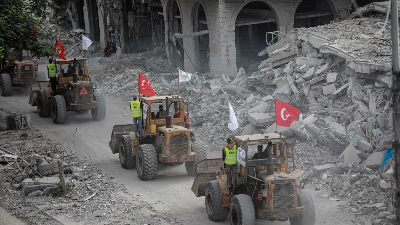 Foto - Türk konvoyu Gazze'de