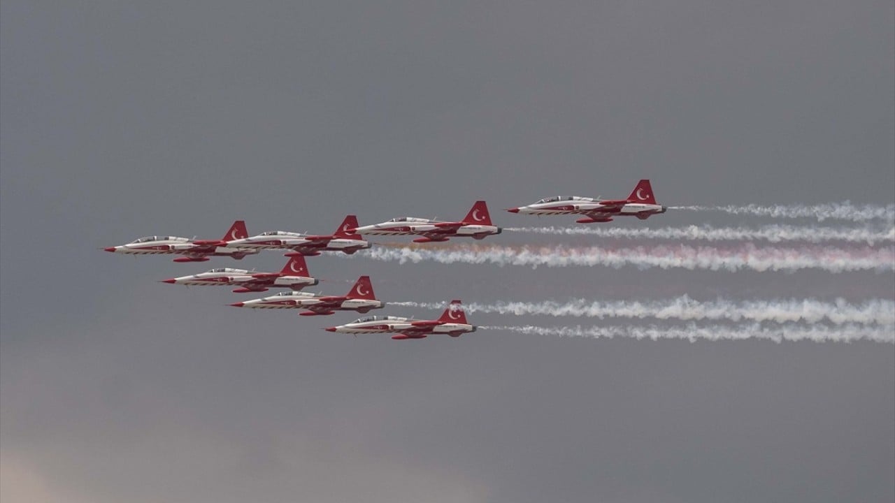 Foto - Türk Yıldızları, NATO Zirvesi öncesi son prova uçuşunu yaptı