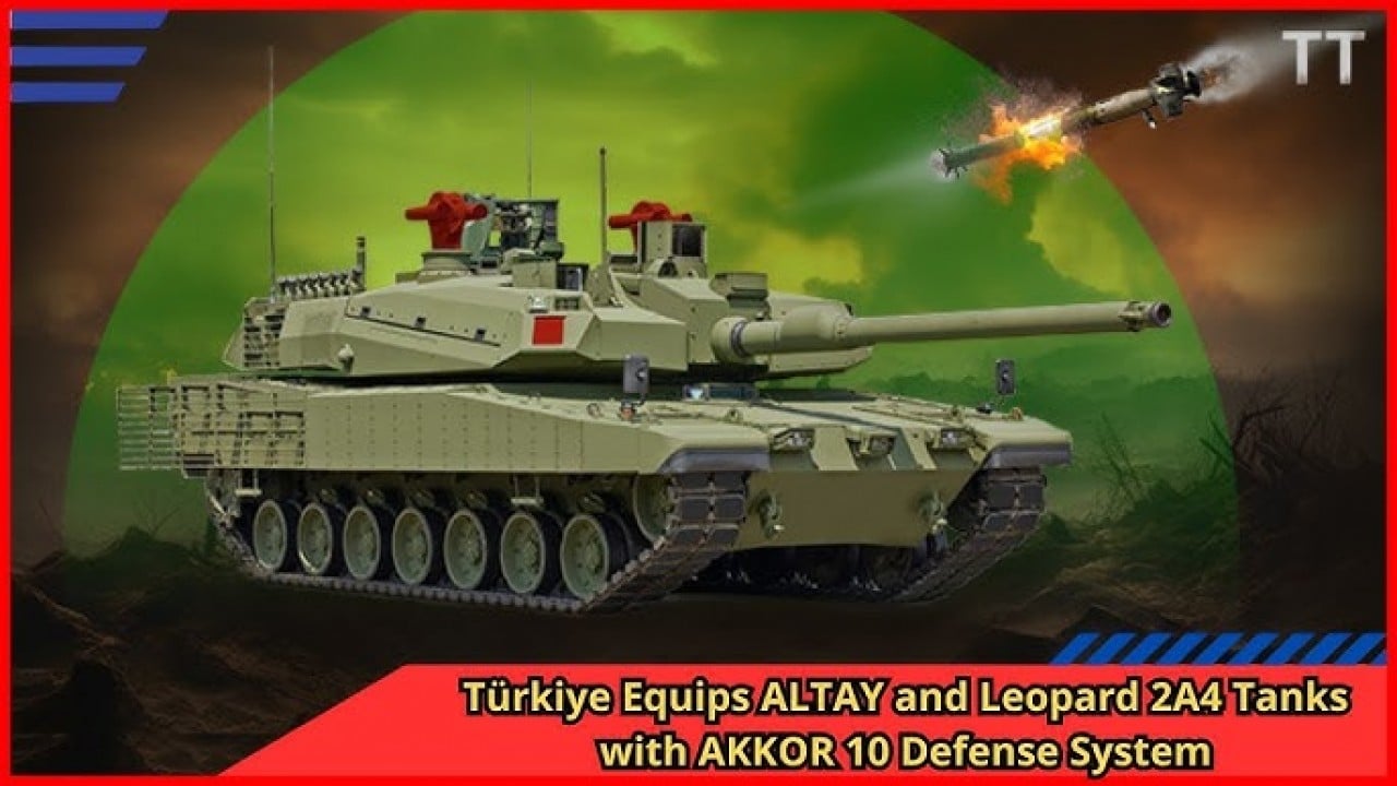 Foto - Türkiye AKKOR APS'yi aktif etti: Altay Tankı'nı vurmak için ateşlenen füzeye bakın ne oldu