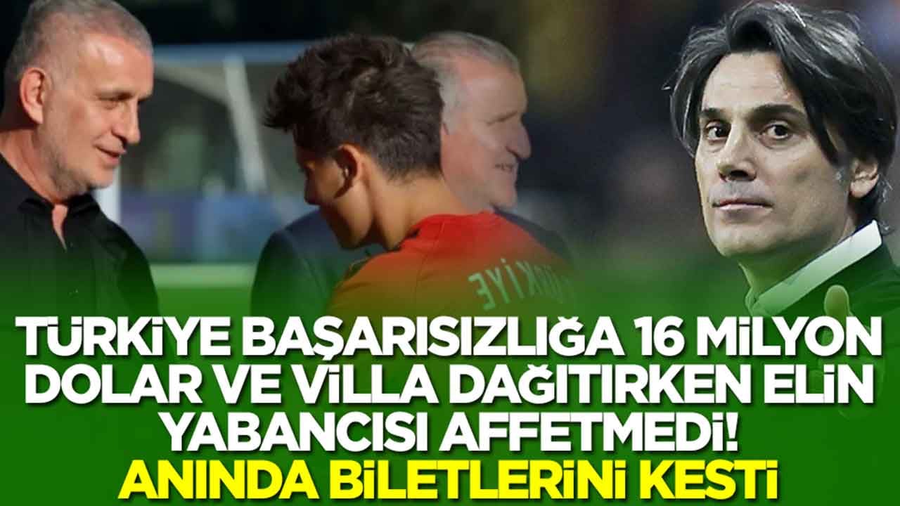 Türkiye başarısızlığa 16 milyon dolar ve villa dağıtırken elin yabancısı affetmedi, biletlerini anında kesti