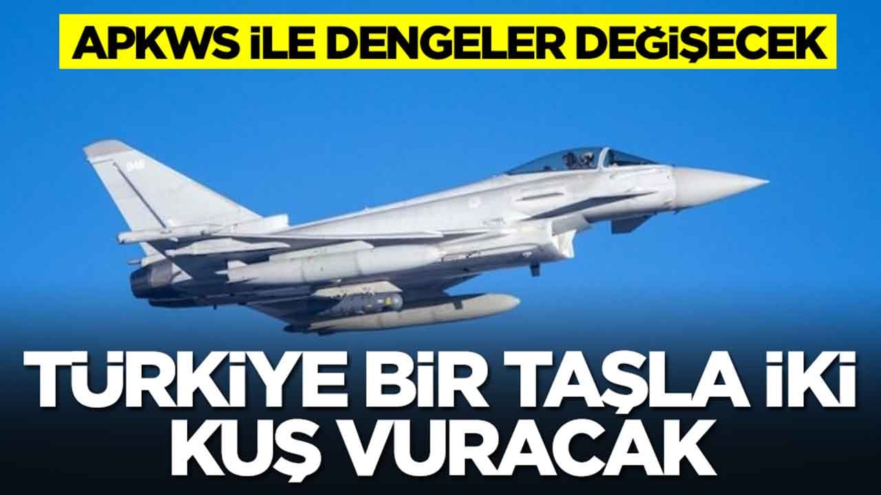 Türkiye bir taşla iki kuruş vuracak: Euorfighter'larda APKWS bombası