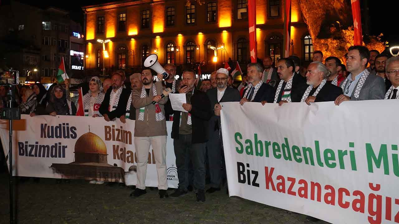 Foto - Türkiye tek yürek! Terörist İsrail'e tepki