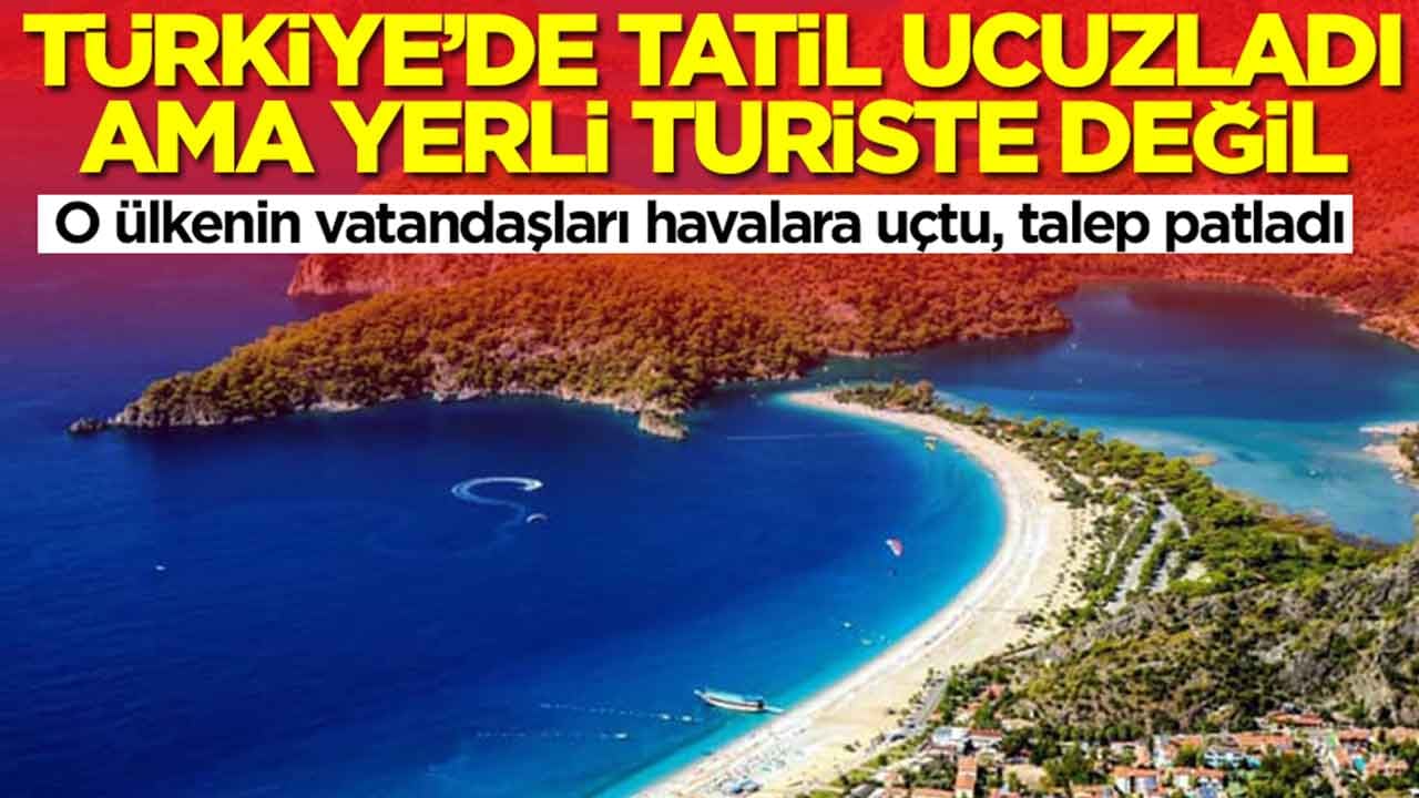 Türkiye'de tatil ucuzladı ama yerli turiste değil