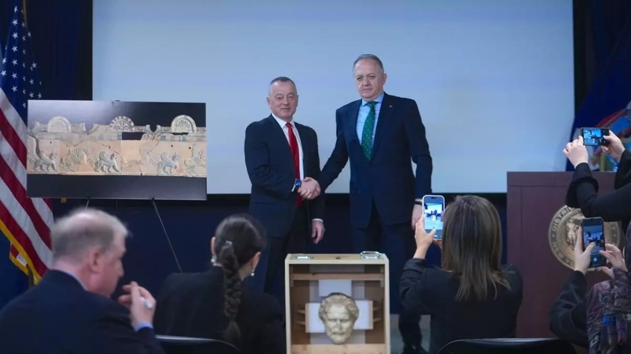 Foto - Türkiye'den gizlice kaçırılmıştı! ABD geri verdi: Değeri 8 milyon dolar