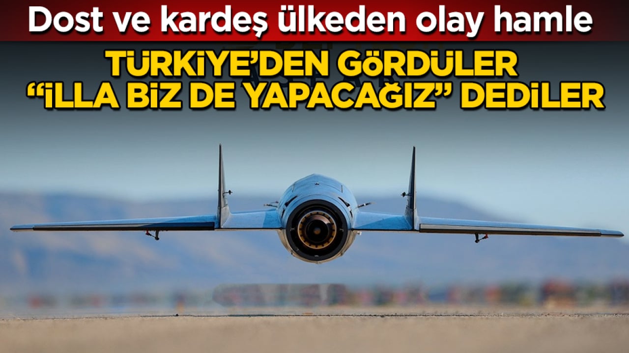 Türkiye’den gördüler, "İlla biz de yapacağız" dediler! Dost ve kardeş ülke, jet motorlu İHA "ASFAR"la gökyüzünü fethetti
