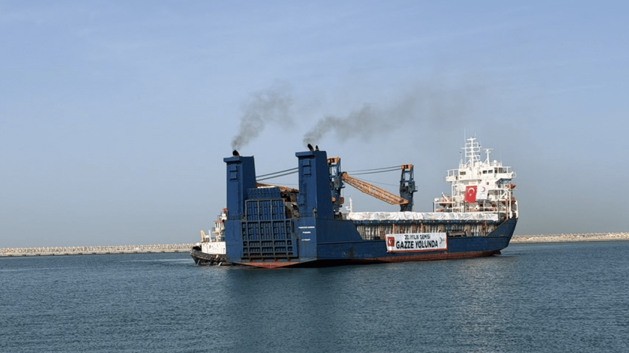 Foto - Türkiye’den hareket etti: 'İyilik Gemisi' Mısır'a ulaştı!