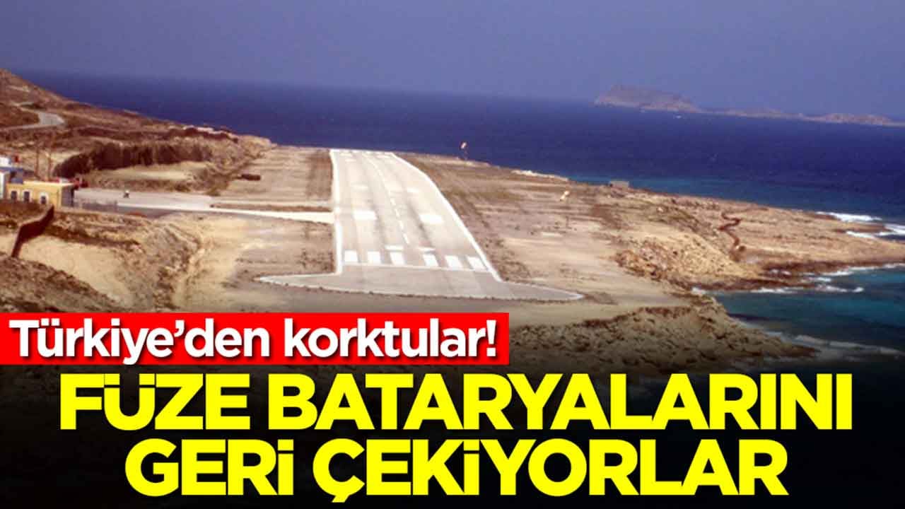 Türkiye'den korktular: Füze bataryalarını geri çekiyorlar