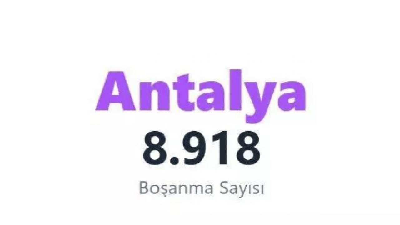 Foto - Türkiye'nin boşanma haritası belli oldu! O il rakiplerine fark attı