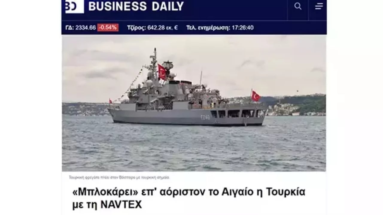 Foto - Türkiye’nin cevabı karşısında Yunanistan apışıp kaldı: Üstünlük Türklere geçti