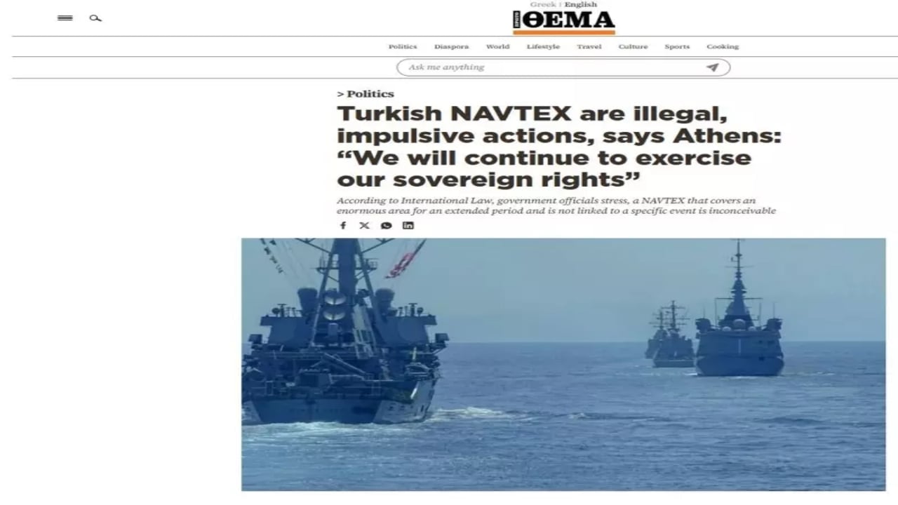 Foto - Türkiye’nin cevabı karşısında Yunanistan apışıp kaldı: Üstünlük Türklere geçti