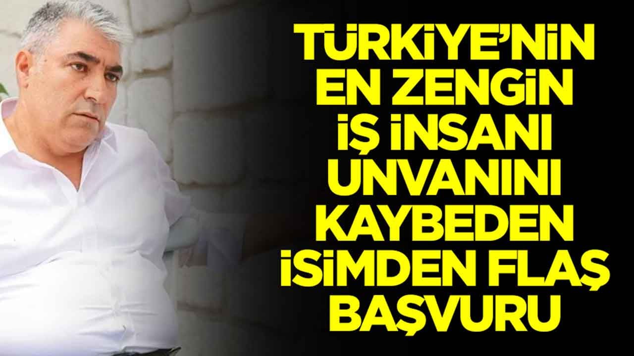 Türkiye’nin en zengin iş insanı unvanını kaybeden Feridun Geçgel'den flaş hamle: Başvuruyu yaptı