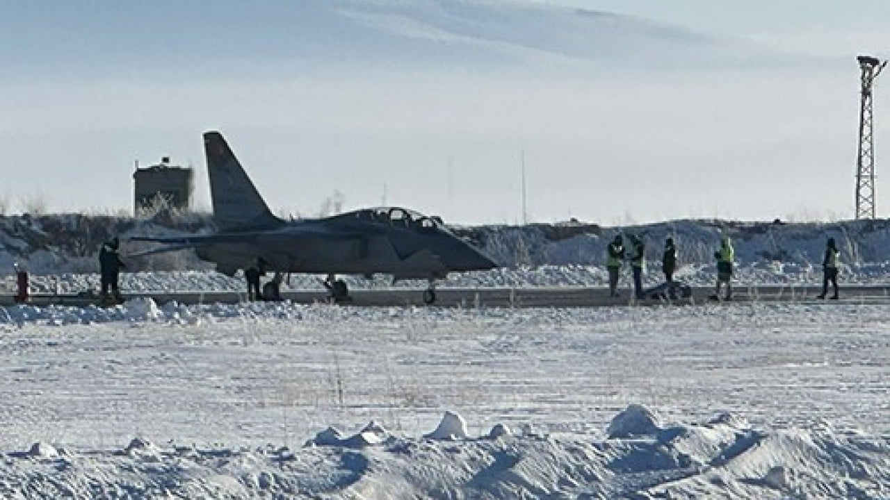Foto - Türkiye'nin ilk milli jet uçağı HÜRJET -21 derecelik dondurucu sınavından geçti Hürjet'e Erzurum testi