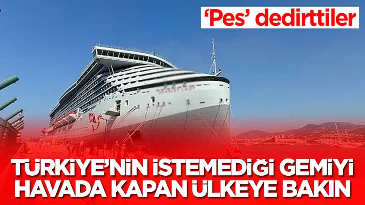 Türkiye'nin istemediği gemiyi havada kapan ülkeye bakın: 'Pes' dedirttiler