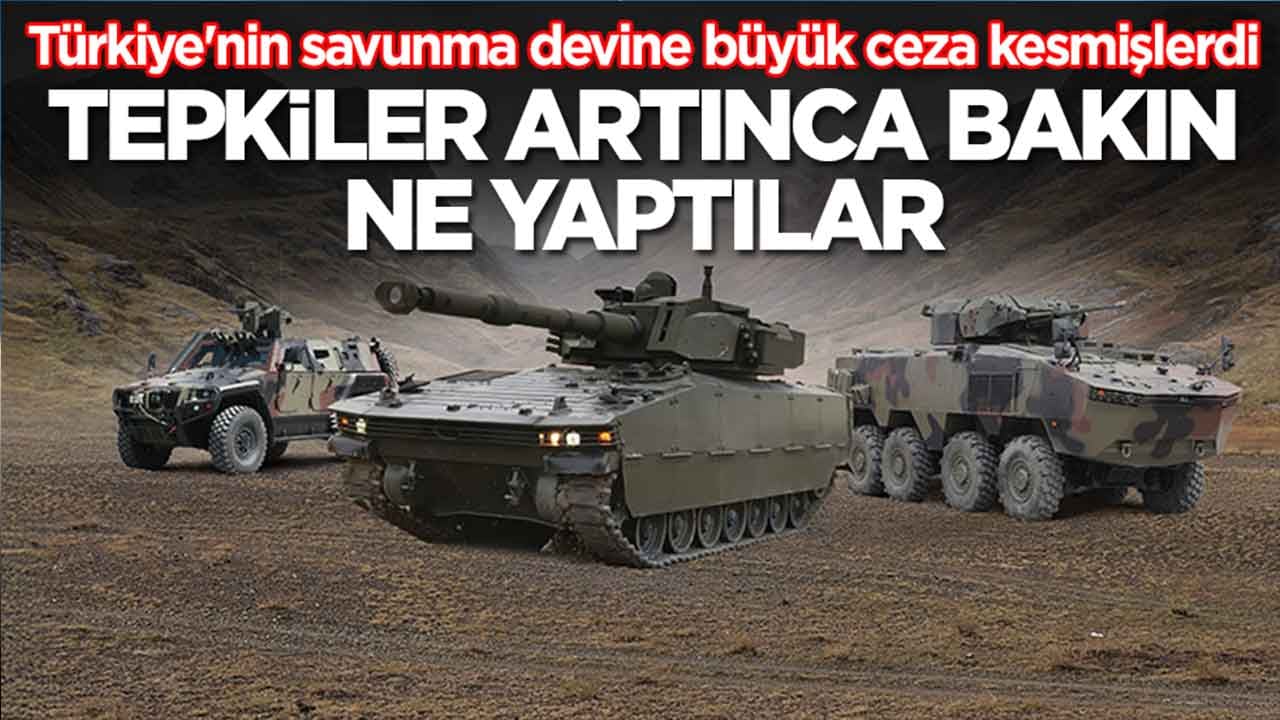 Türkiye'nin savunma devine büyük ceza kesmişlerdi: Tepkiler artınca bakın ne yaptılar