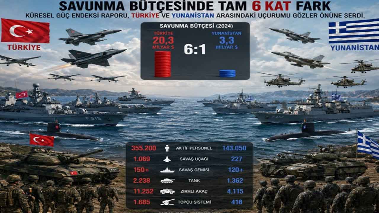 Foto - Türkiye'ye kafa tutmaya kalkan Yunanistan'ın askeri gücü gündem oldu: 227 savaş uçağı, 1362 adet tank