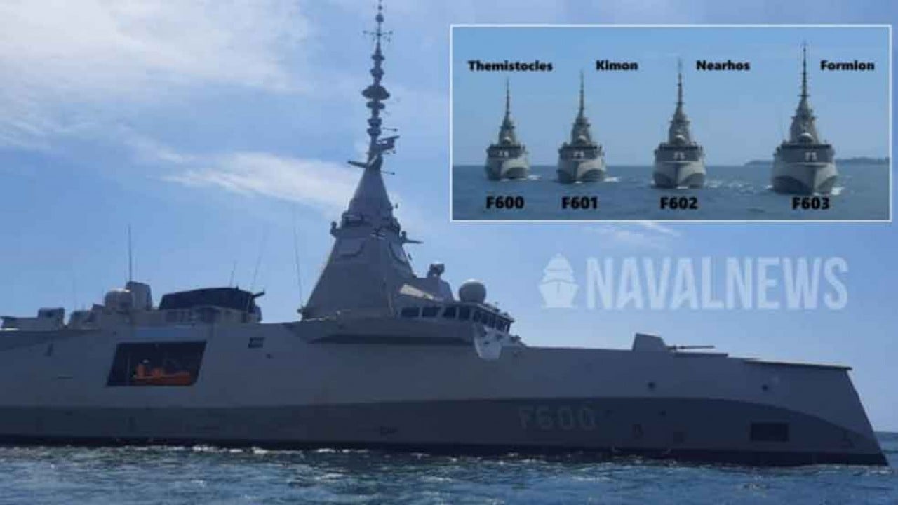 Foto - Türkiye’ye karşı en çok bel bağladıkları savaş gemisi suya indirildi