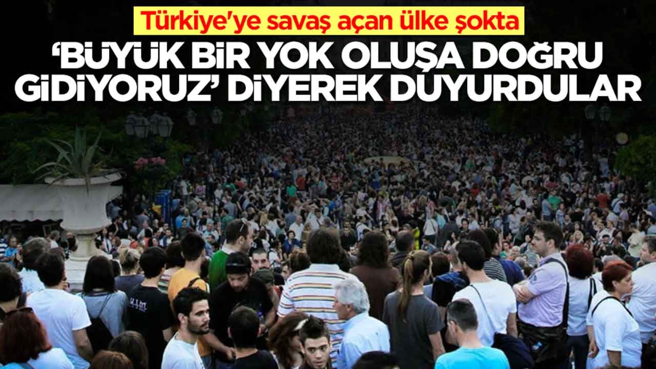 Türkiye'ye savaş açan ülke şokta: 'Büyük bir yok oluşa doğru gidiyoruz' diyerek duyurdular