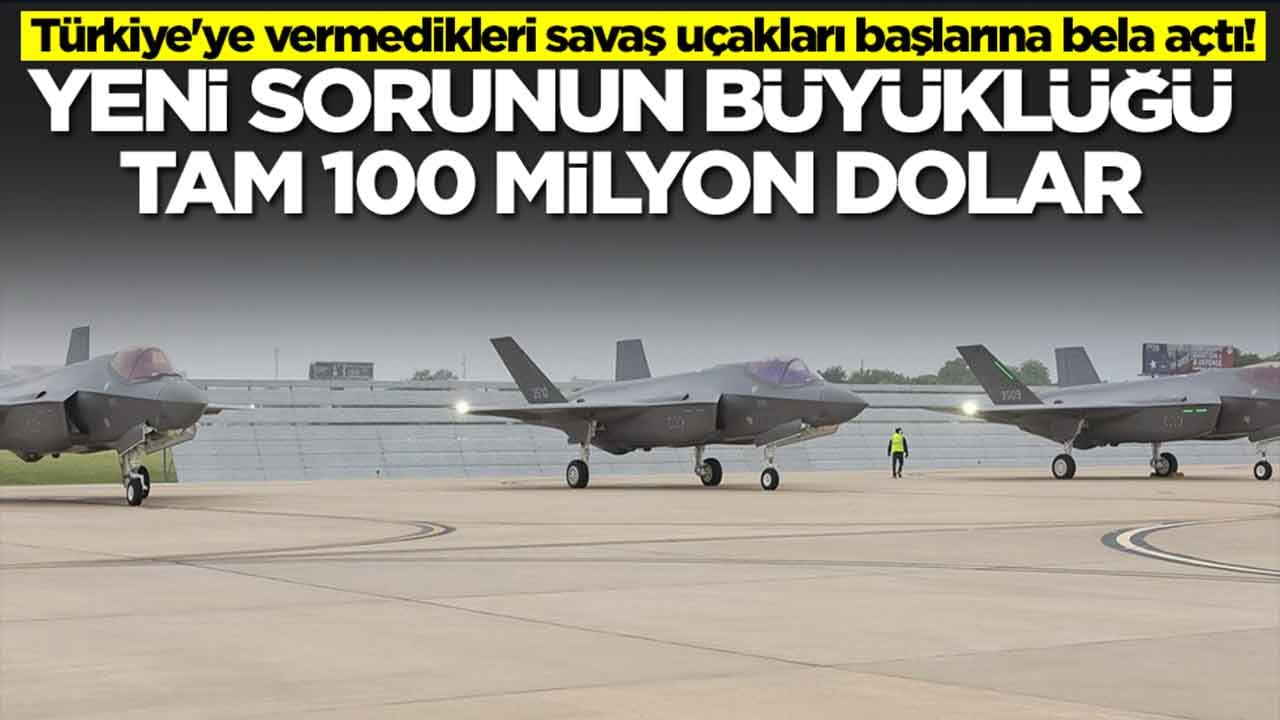 Türkiye'ye vermedikleri savaş uçakları başlarına bela açtı: Yeni sorunun büyüklüğü tam 100 milyon dolar