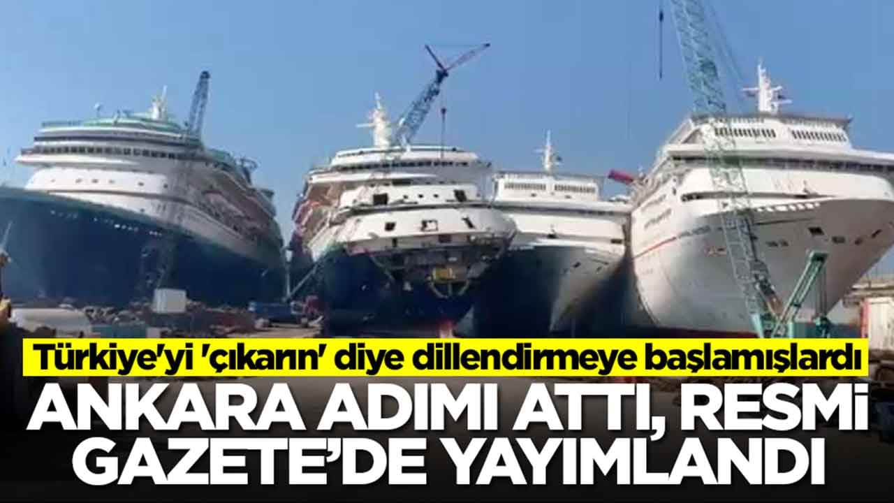Türkiye'yi 'çıkarın' diye dillendirmeye başlamışlardı: Ankara adımı attı, Resmi Gazete'de yayımlandı