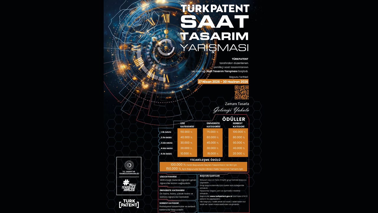 Foto - TÜRKPATENT'ten ödüllü yarışma! Üç farklı tasarım şartı var