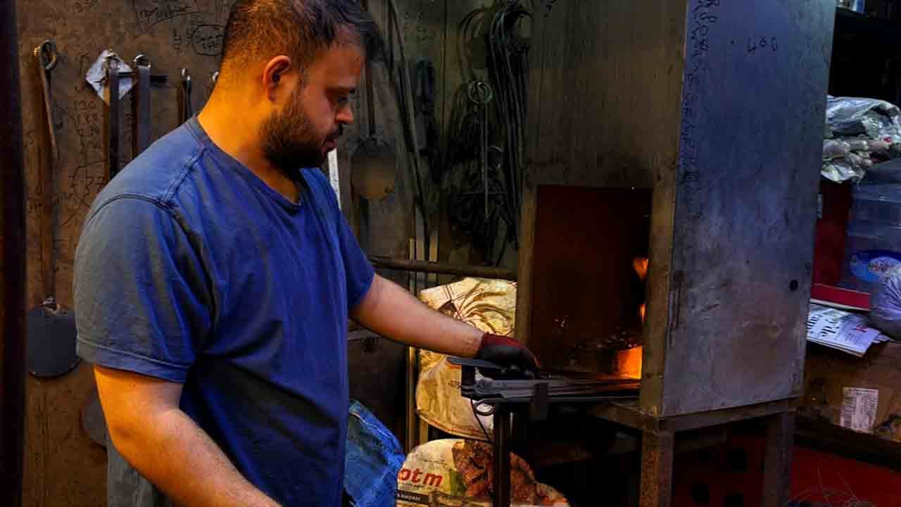 Foto - Üç kuşaktır kebap şişlerine el emeğiyle şekil veriyorlar