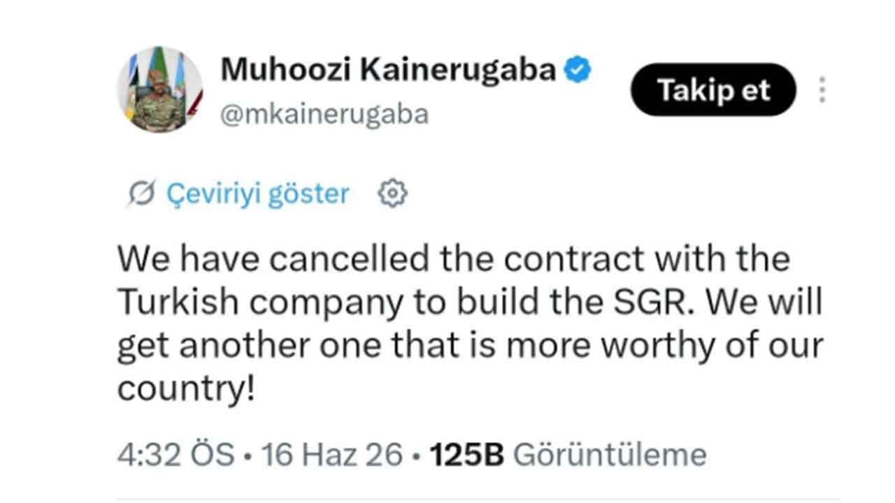 Foto - Ugandalı generalden akılalmaz Türkiye kararı: 'İptal ettim' diyerek dünyaya duyurdu