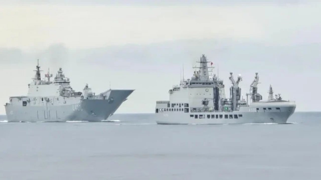 Foto - Avrupa ülkesi bu görüntülerle çalkalanıyor! Türk savaş gemileri, İHA'lar ve 2000 asker kritik noktaya konuşlandı