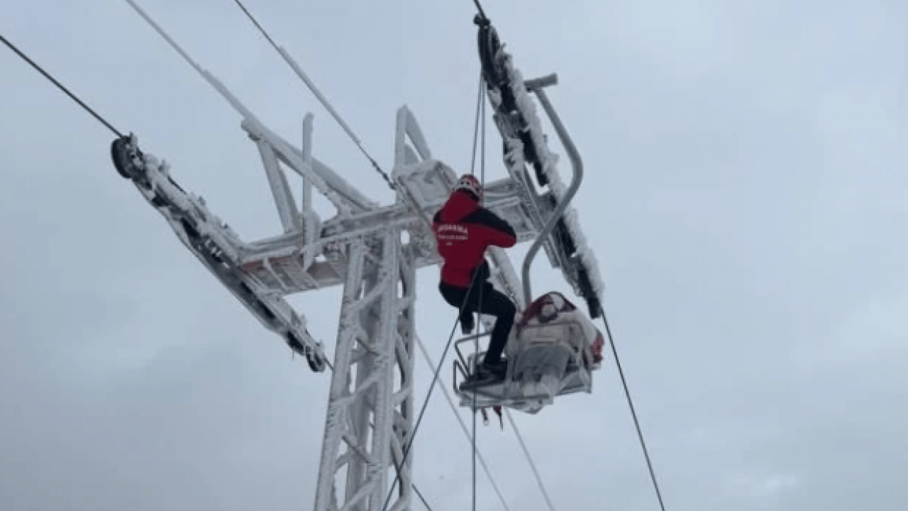 Foto - Uludağ’da 40 kişi mahsur kaldı