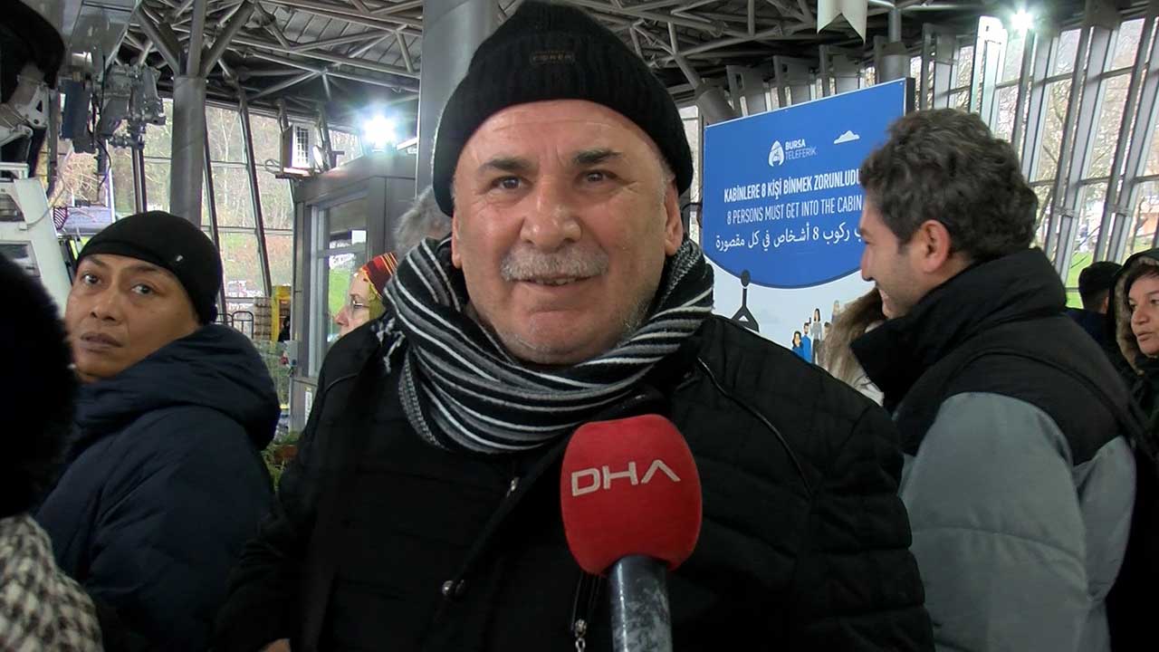 Foto - Uludağ'da teleferik yoğunluğu