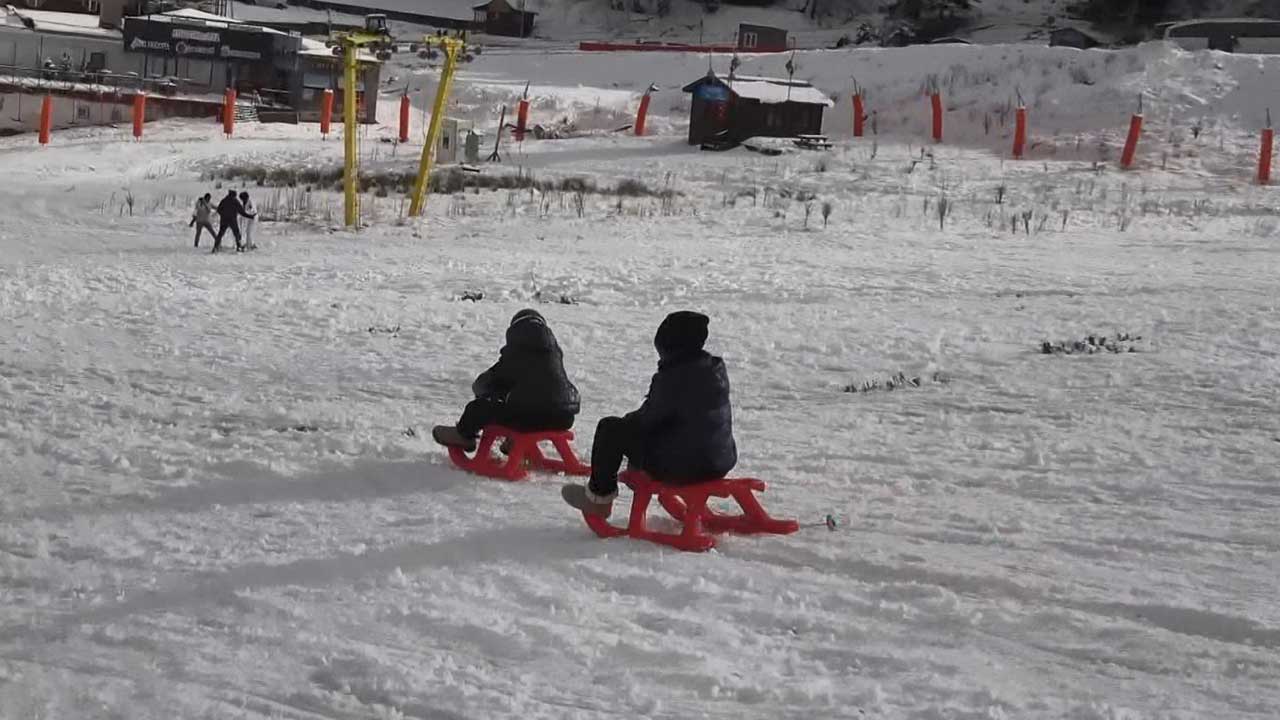 Foto - Uludağ'da teleferik yoğunluğu