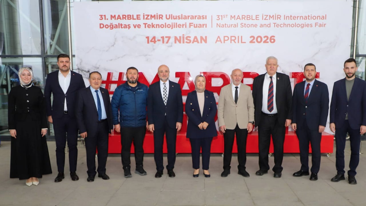 Foto - Uluslararası Doğaltaş ve Teknolojileri Fuarı'na Av. Turgay Şahin çıkarması... 