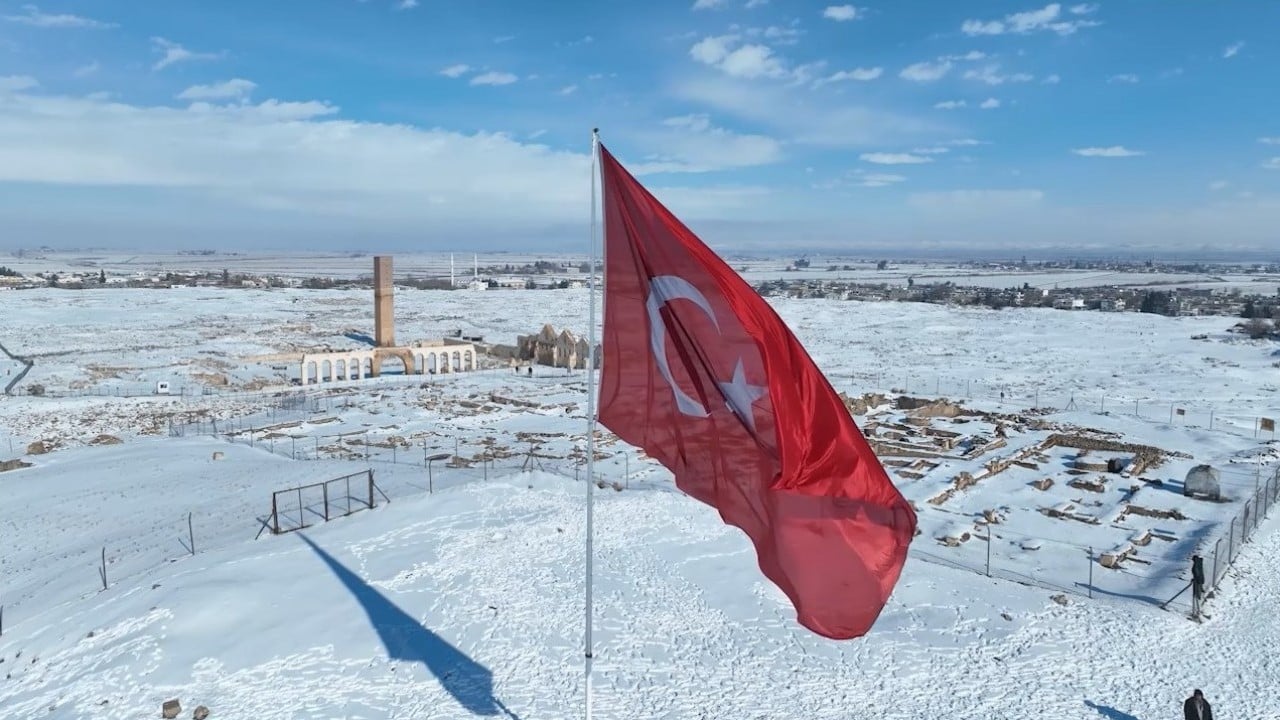 Foto - UNESCO Dünya Mirası Geçici Listesi'nde yer alıyor! Konik kubbeli evlerde kar manzarası