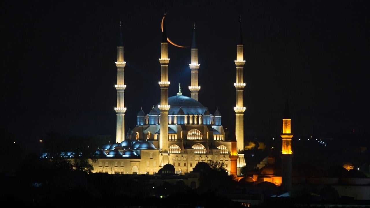 Foto - Unutulmaz manzara! Selimiye’nin minareleri arasında büyüleyen görüntü