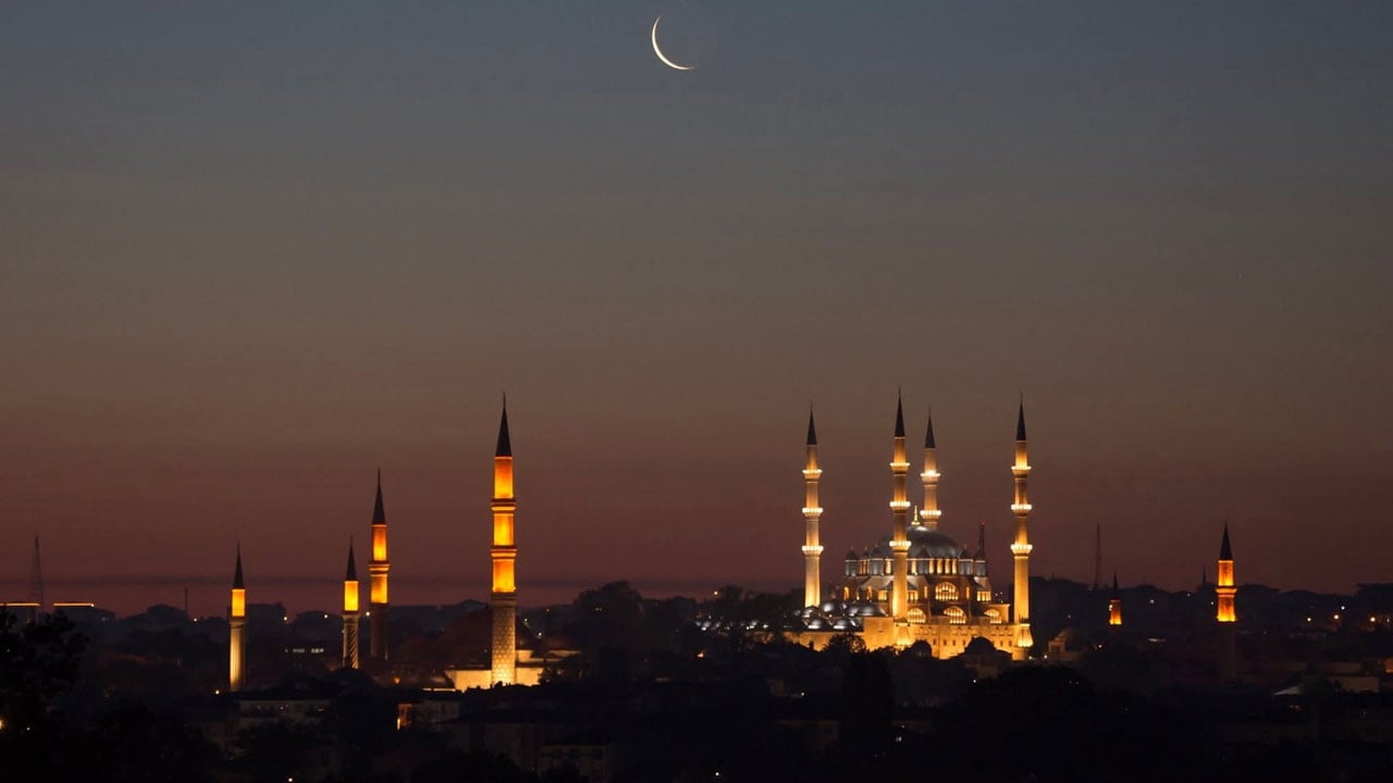 Foto - Unutulmaz manzara! Selimiye’nin minareleri arasında büyüleyen görüntü