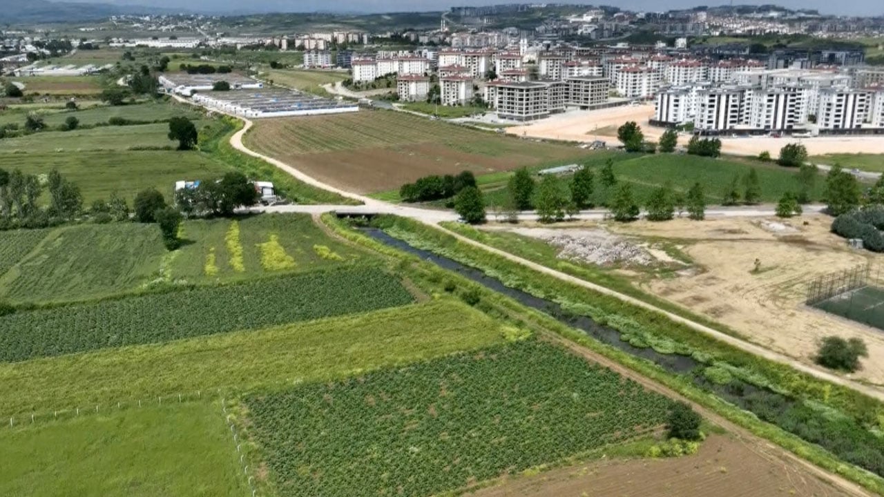 Foto - Üretici toprağını korumaya çalışıyor! Milyonluk konutların arasında kaldılar