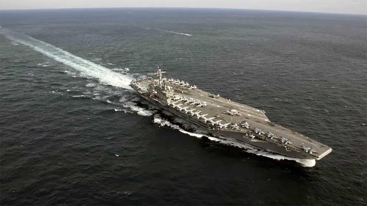 Foto - USS Abraham Lincoln yolda! ABD saldırı için yığınak yapıyor