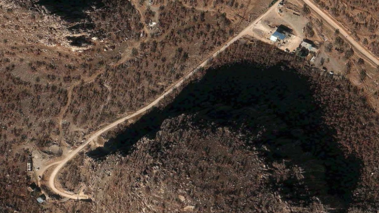 Foto - Uydu görüntüleri ortaya çıktı! İran'ın yeraltı tesisleri hedefte