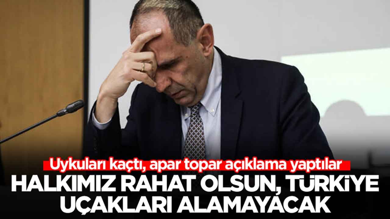 Uykuları kaçtı, apar topar açıklama yaptılar: Halkımız rahat olsun Türkiye savaş uçaklarını alamayacak
