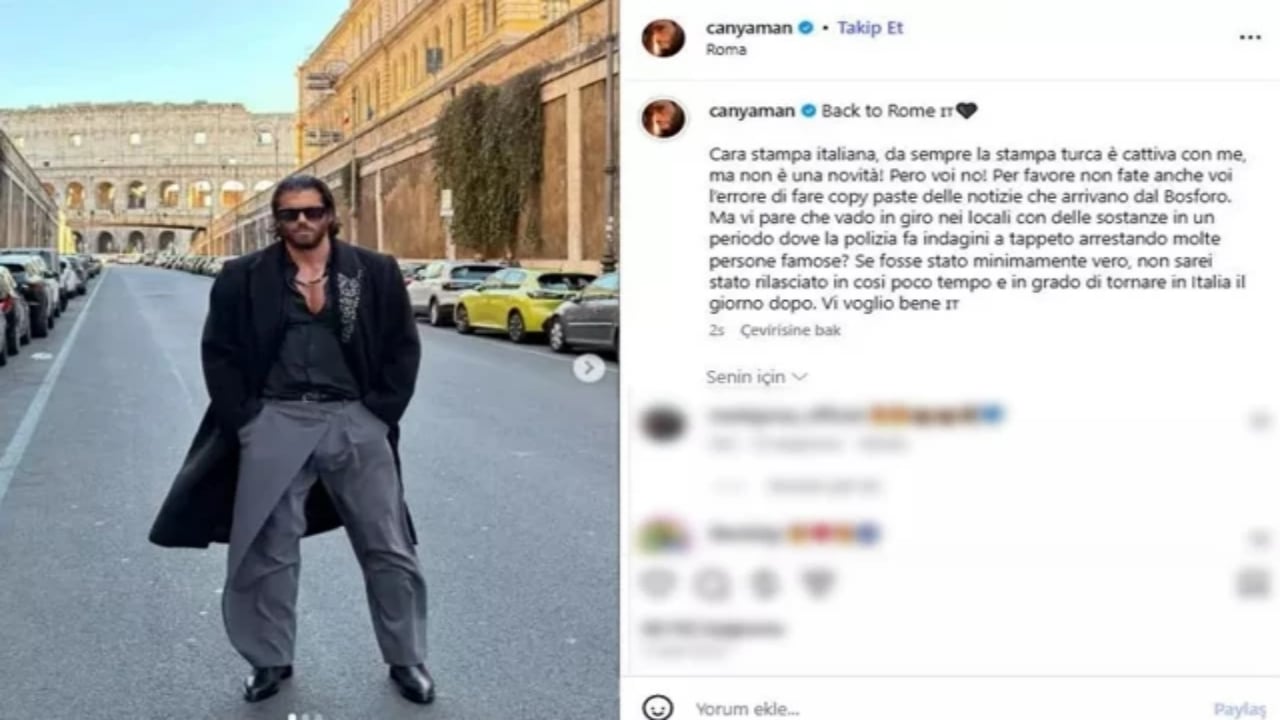 Foto - Uyuşturucu operasyonunda gözaltına alınmıştı! Ünlü oyuncu Can Yaman’ın açıklaması şaşırttı