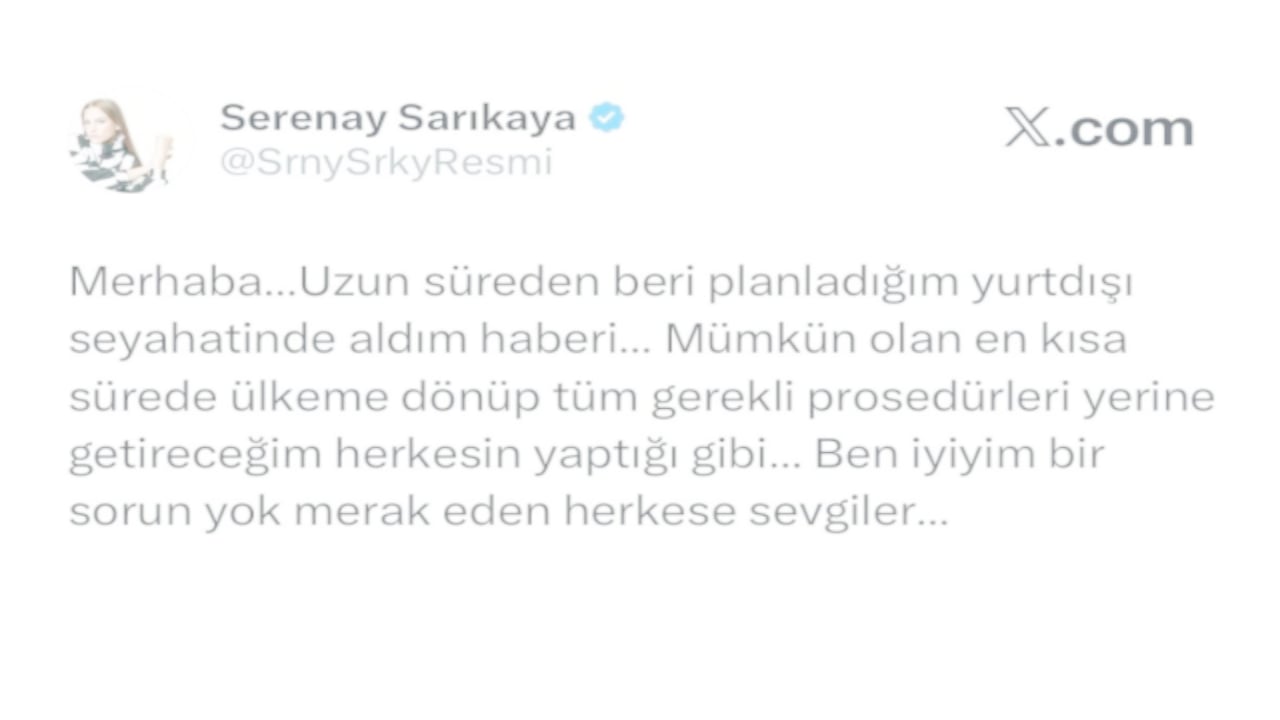 Foto - Uyuşturucu soruşturmasında hakkında gözaltı kararı çıkartılmıştı! Ünlü oyuncu Serenay Sarıkaya ile ilgili flaş gelişme