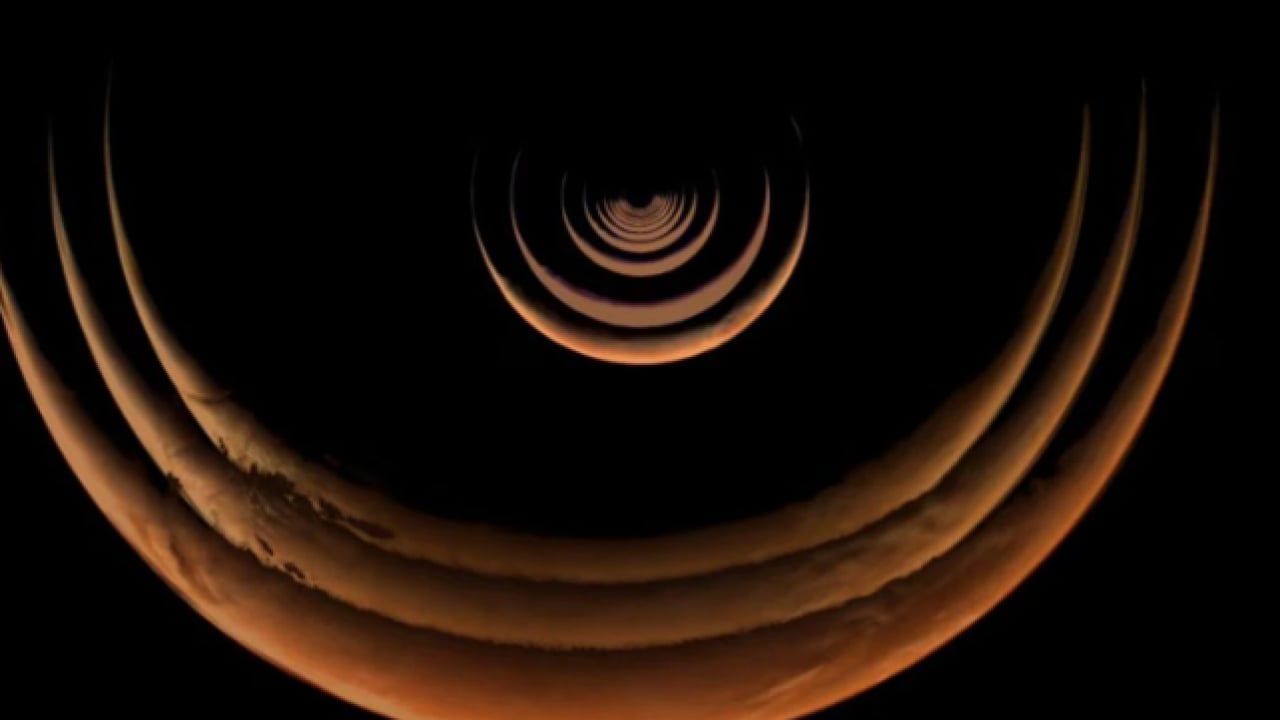 Uzay yolculuğu sürüyor! Mars’ın dikkat çeken görüntüleri yayınlandı