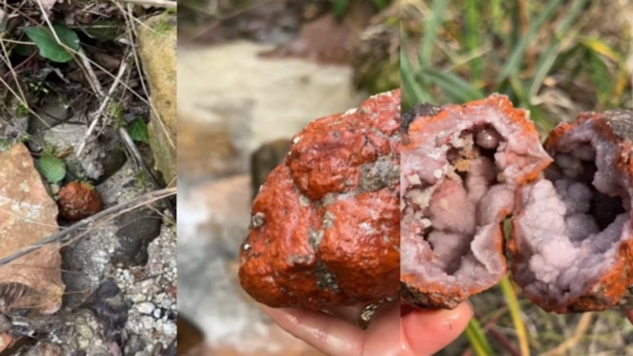Foto - Üzerine basılıp geçilen o taş, aslında bir servetmiş! İçini açınca gözlerine inanamadılar