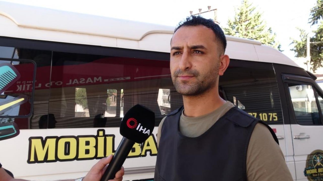 Foto - Uzman çavuşluktan mobil berberliğe yatay geçiş yaptı