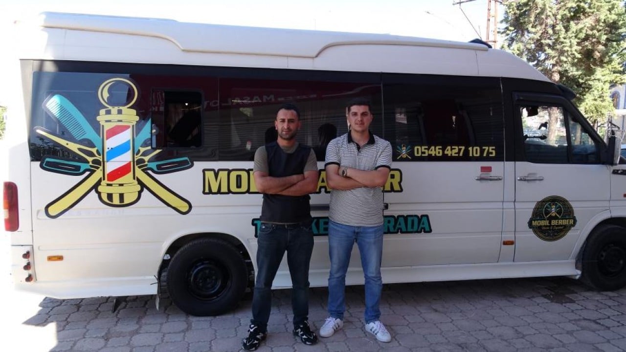 Foto - Uzman çavuşluktan mobil berberliğe yatay geçiş yaptı